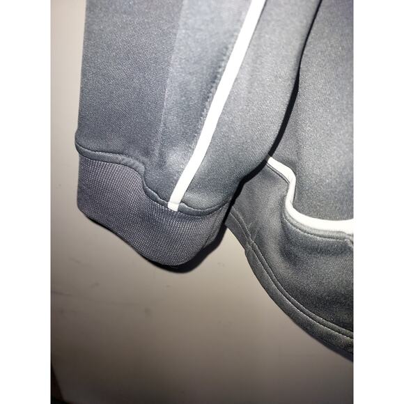 Under Armour Mens Track Jacket XL Long Sleeve Full Zip Athletic Polyester Gray - Picture 4 of 8